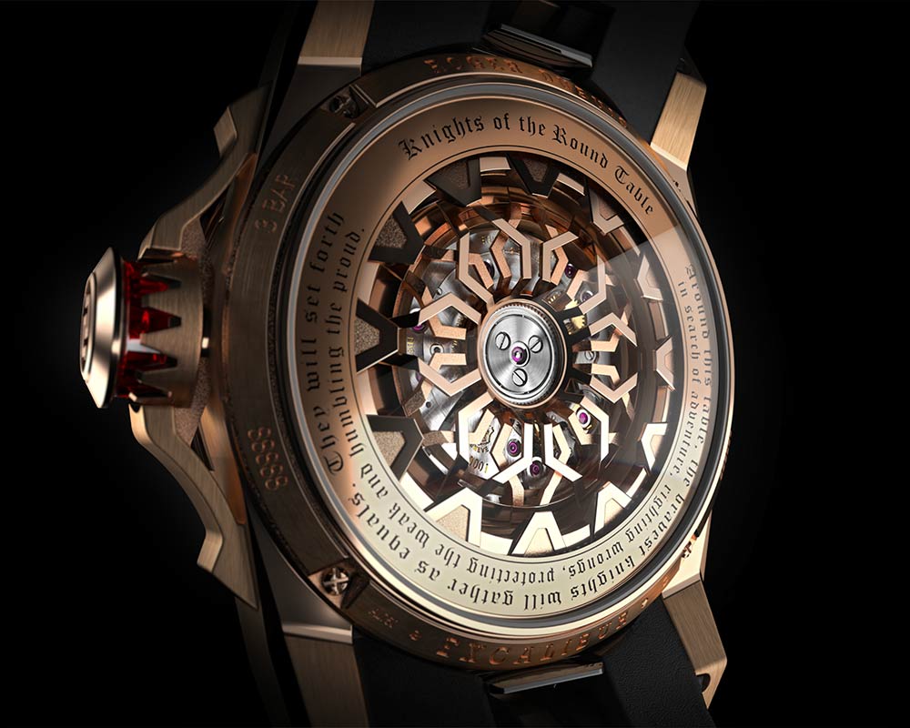 roger dubuis table ronde 2022 caseback