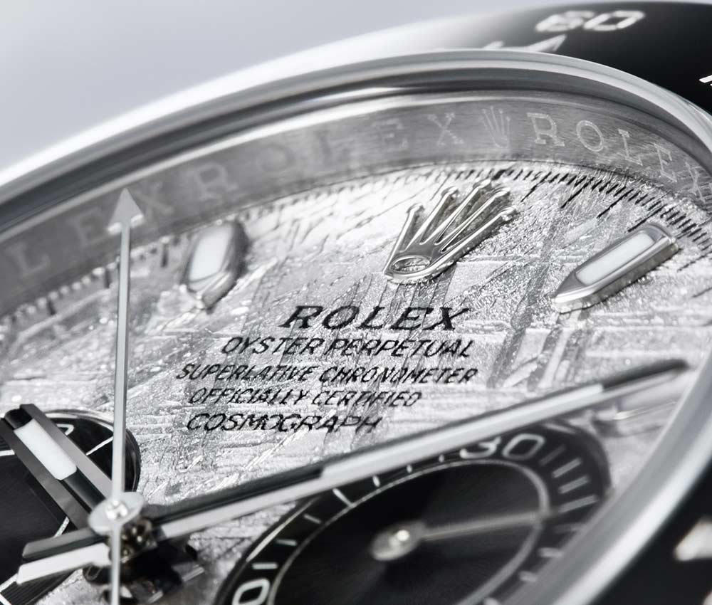 rolex daytona meteorite dial