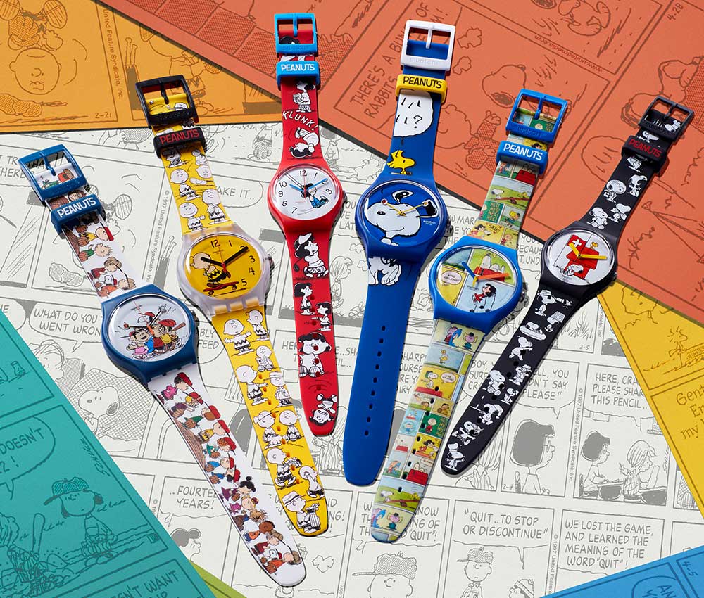 swatch peanuts collection