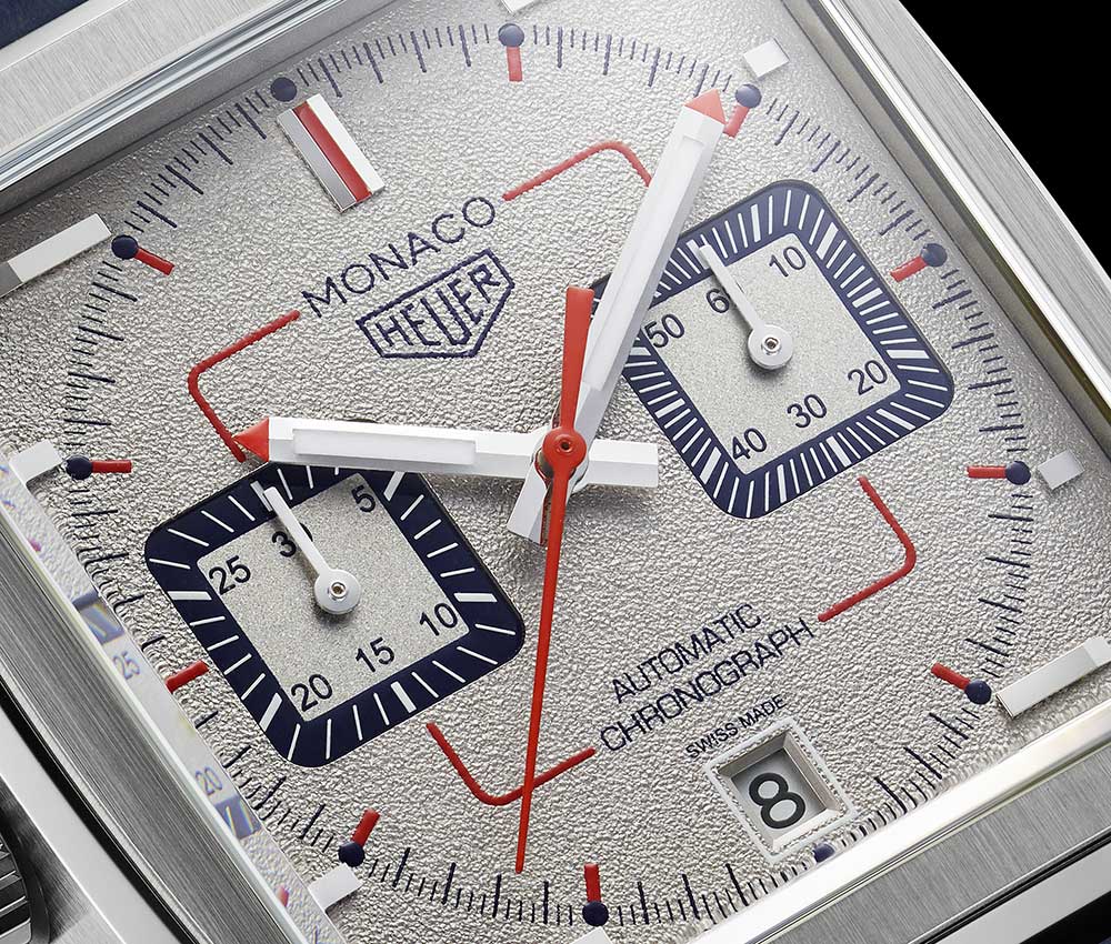 tag heuer anniversary 90 closeup