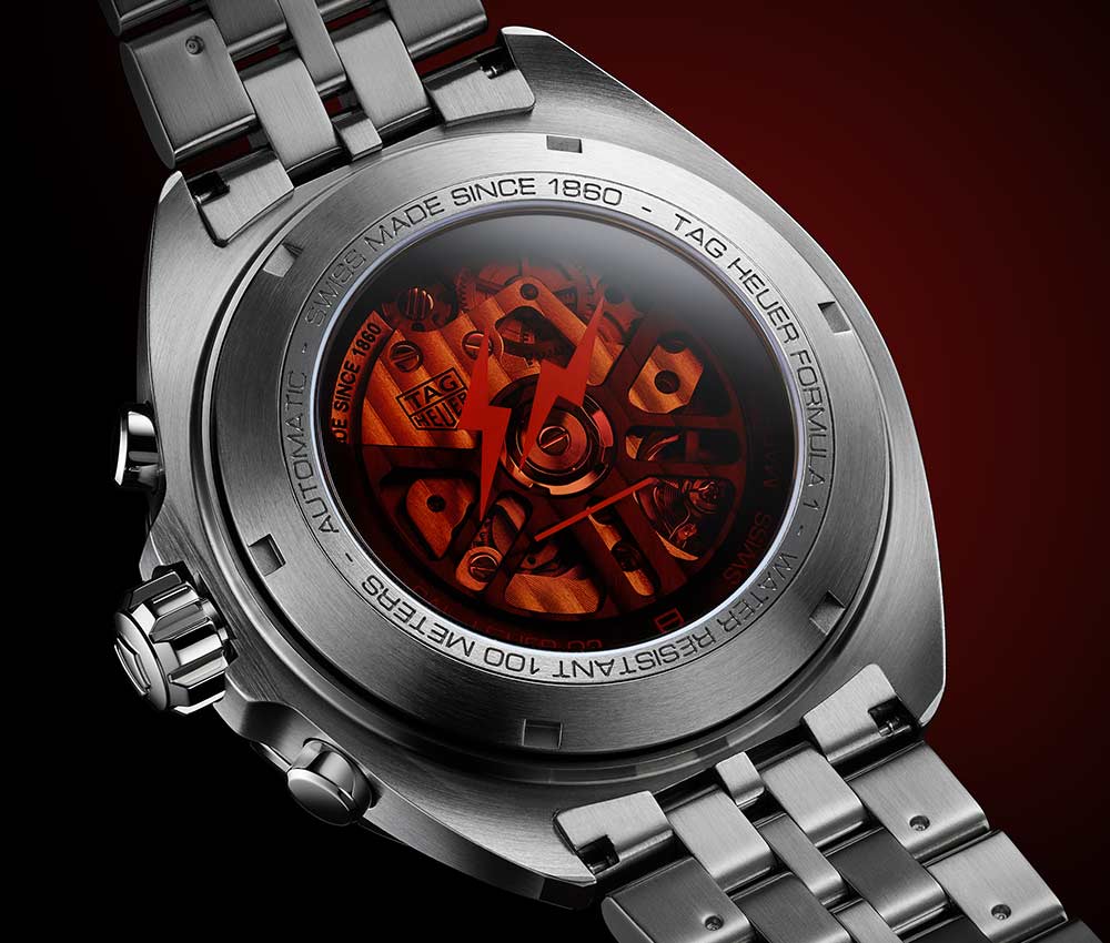 tag heuer fragment design fujiwara red caseback