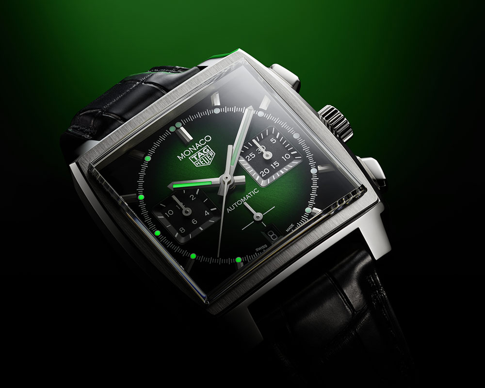 tag heuer monaco green mid darl luminova