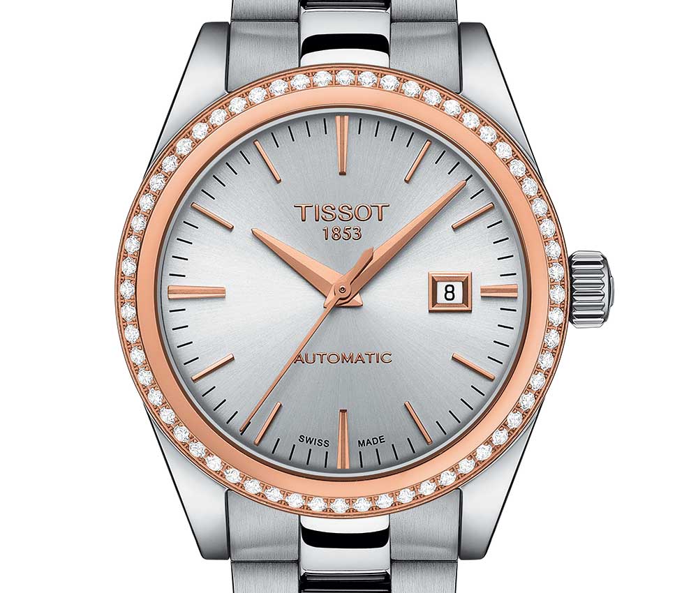 tissot t my lady closeup