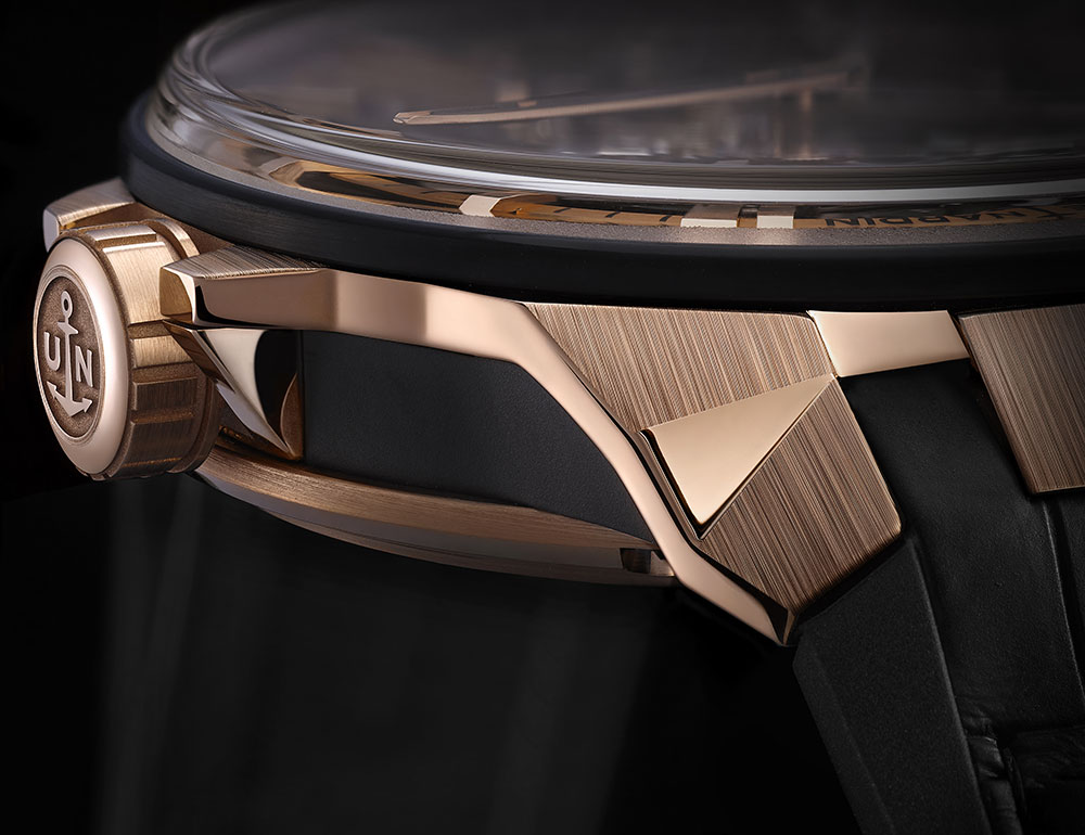 ulysse nardin blast hourstriker side closeup