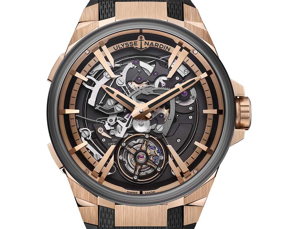 ulysse nardin blast hourstriker front closeup