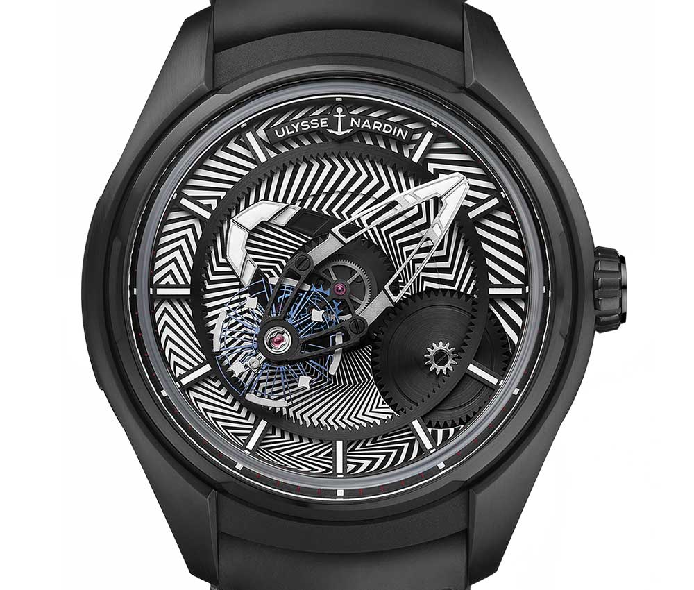 ulysse nardin freak x razzle dazzle closeup