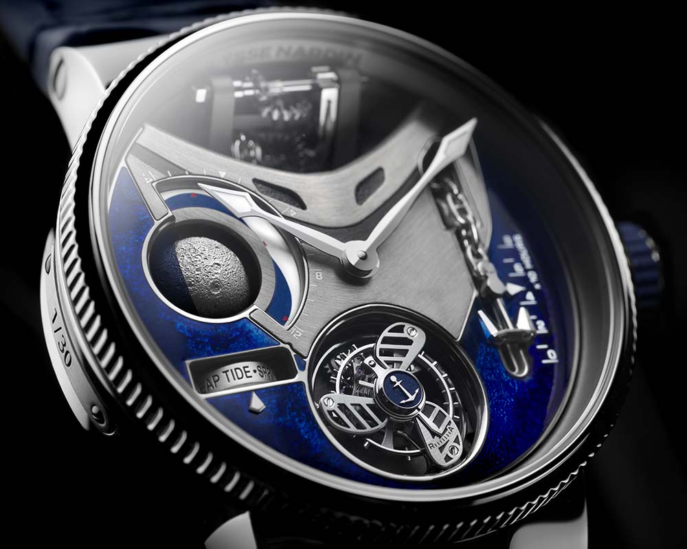 ulysse nardin marine mega yacht dial closeup