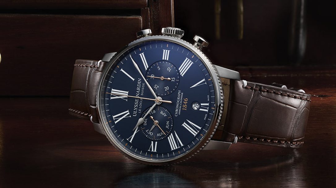 MARINE TORPILLEUR CHRONOGRAPHE ANNUEL Ulysse Nardin