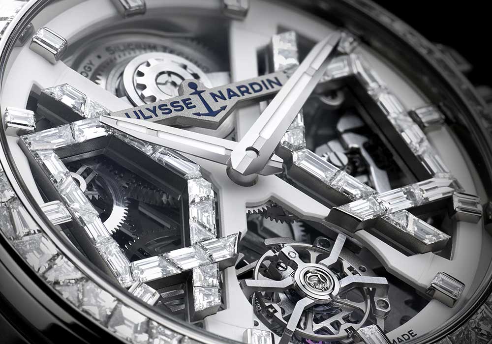 ulysse nardin sparkling blast dial closeup