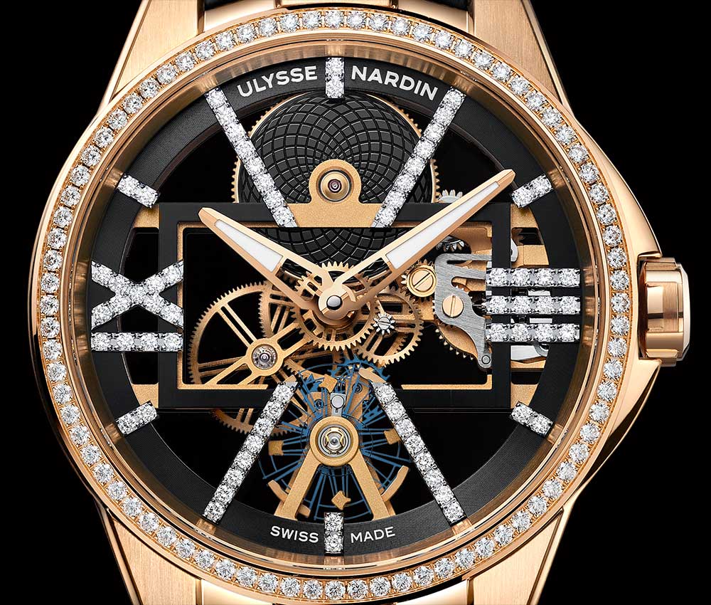 ulysse nardin sparkling free weel extra closeup black