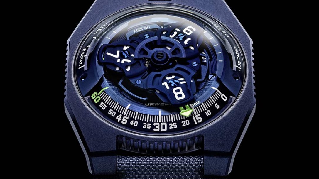 UR-100V “PLANÈTE BLEUE” Urwerk