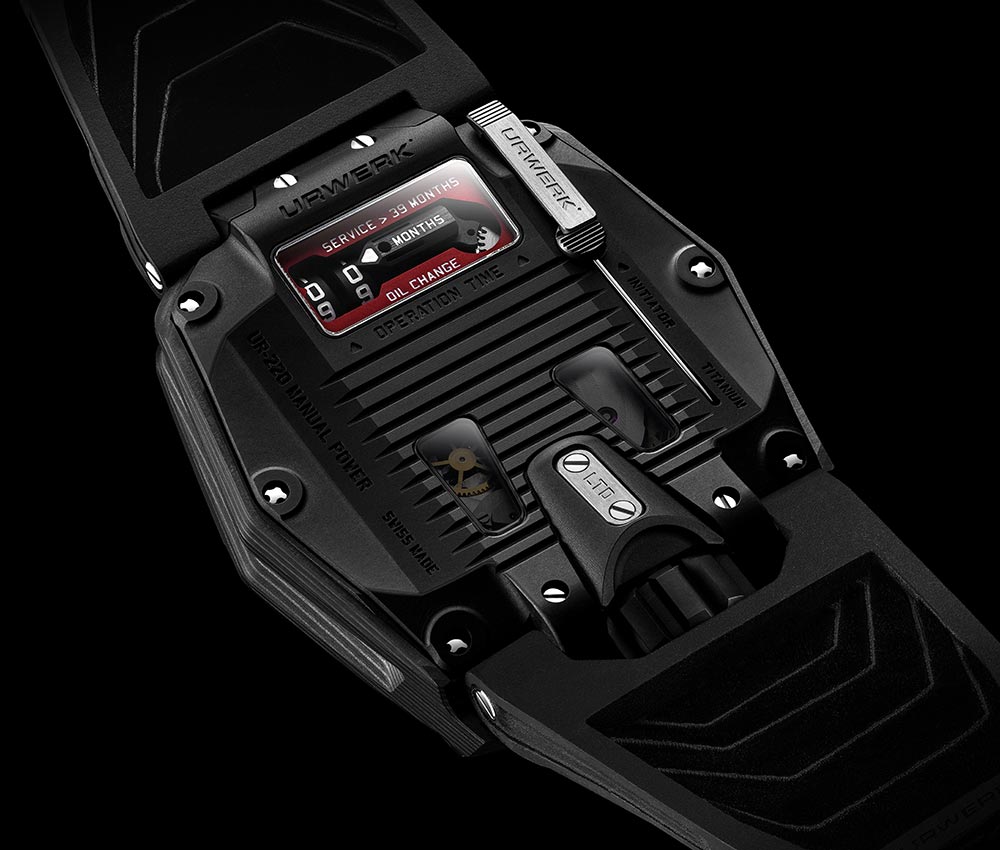 urwerk ur 220 falcon project caseback