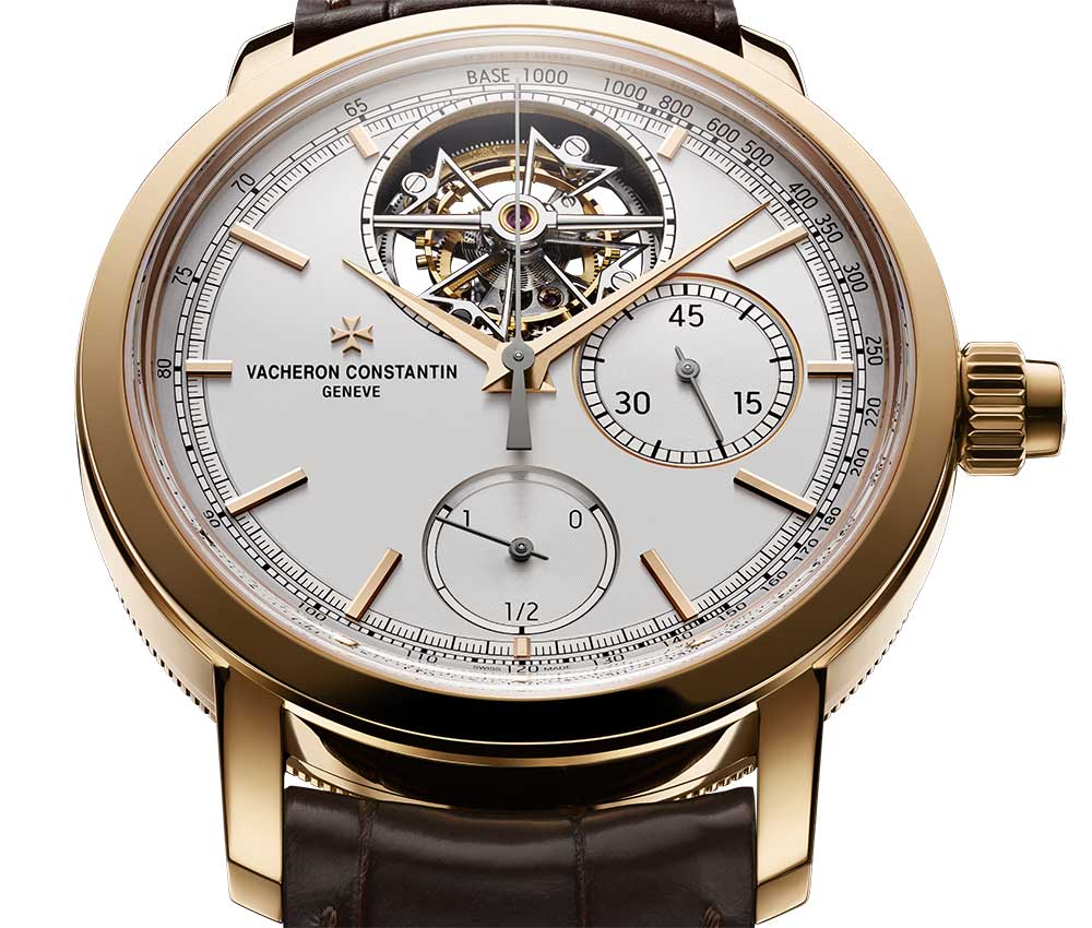 vacheron constantin traditionnelle tourbillon chronograph closeup