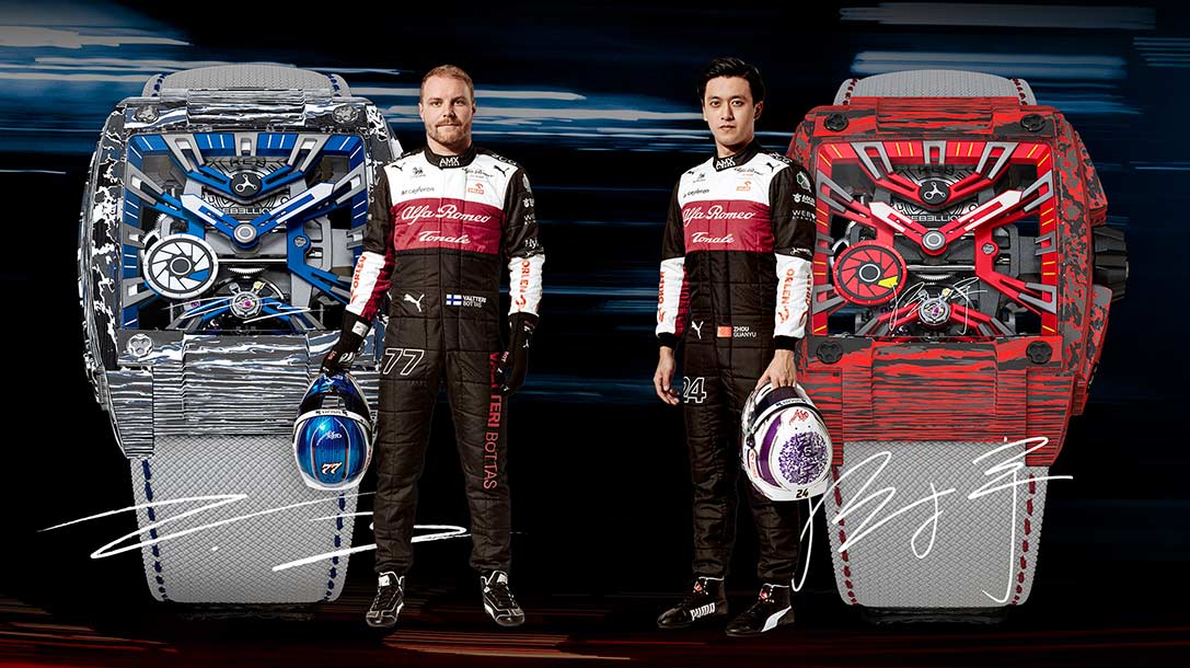 Rebellion Timepieces RE-VOLT VALTTERI BOTTAS C42 AND ZHOU GUANYU