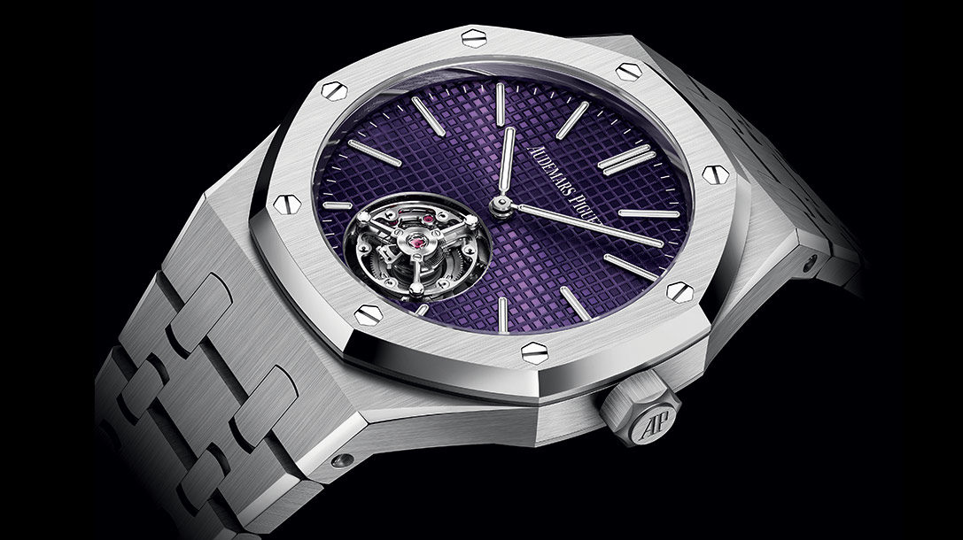 ROYAL OAK TOURBILLON VOLANT EXTRA-PLAT AUTOMATIQUE RD#3￼ Audemars Piguet