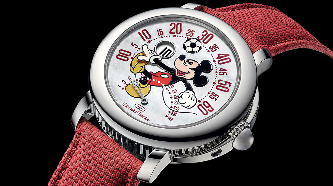 GÉRALD GENTA ARENA BI-RETROGRADE MICKEY MOUSE Bvlgari