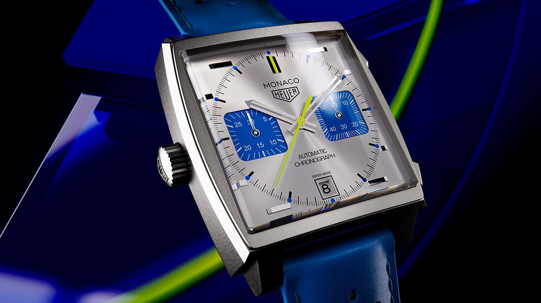 MONACO RACING BLUE CALIBRE 11 TAG Heuer