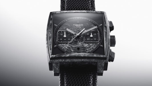 MONACO FLYBACK CHRONOGRAPH TH-CARBONSPRING TAG Heuer