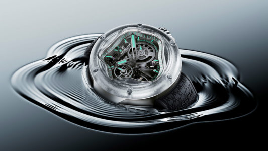 MP-17 MECA-10 ARSHAM SPLASH TITANIUM SAPPHIRE Hublot