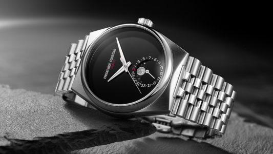 TIME+TIDE – HIGHLIFE MOONPHASE DATE MANUFACTURE ONYX MOONTIME Frederique Constant