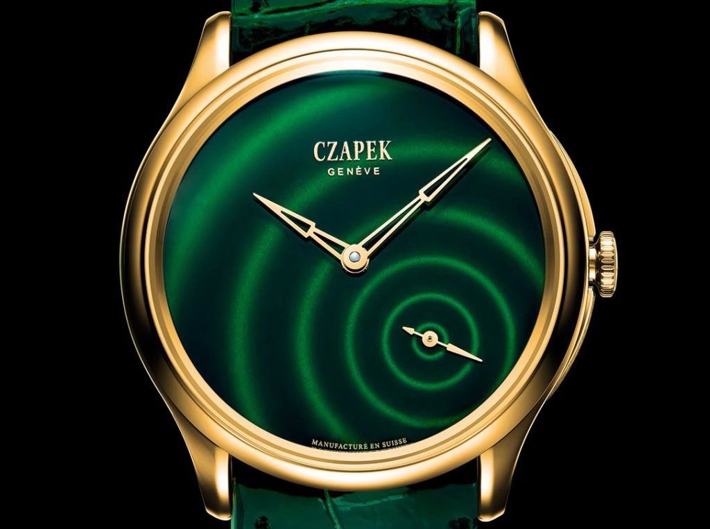 Czapek Gives the Promenade Goutte de Rosée a Green Enamel Glow