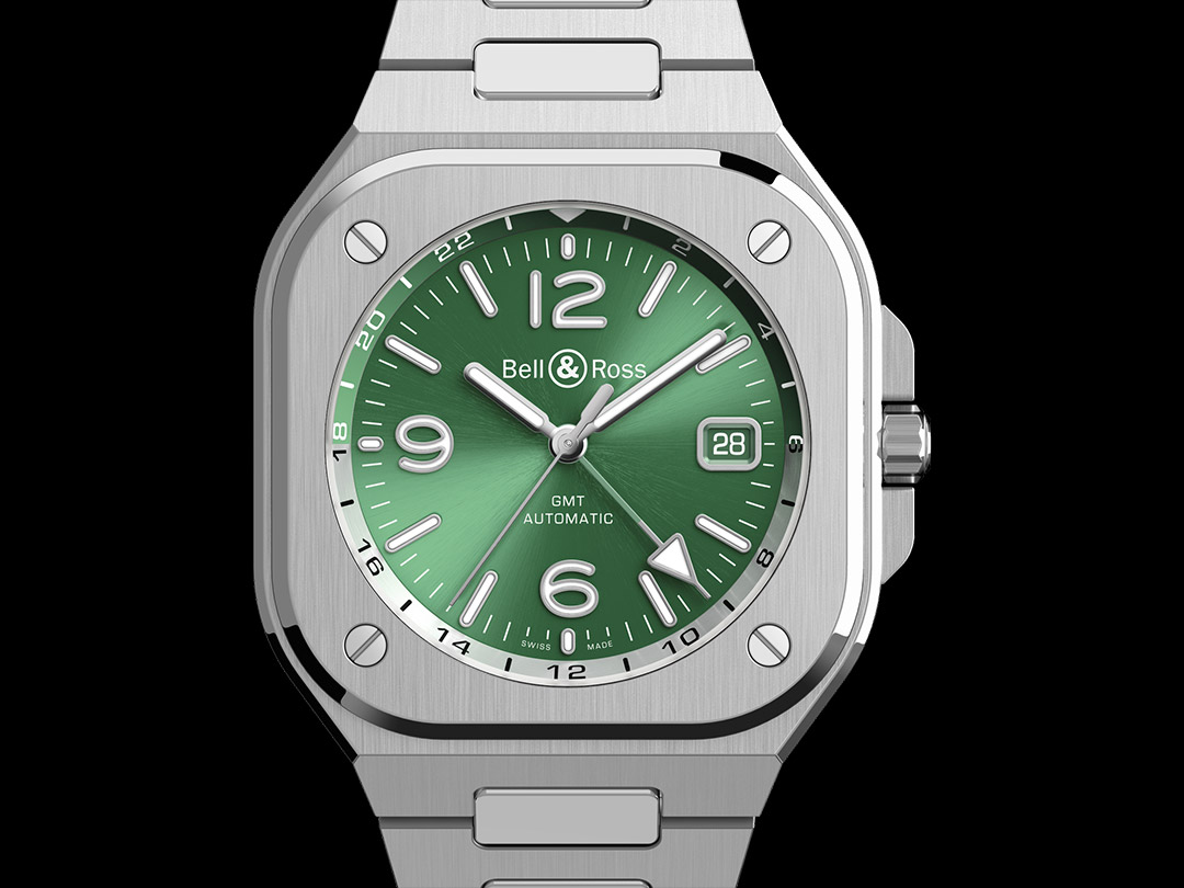 Bell & Ross Gives the BR-05 GMT a Sharper Green Dial