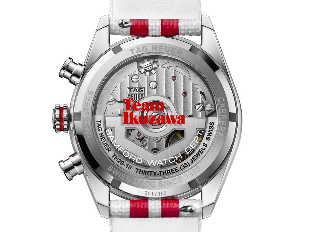 TAG Heuer Carrera Chronograph x Team Ikuzawa sharpens the Glassbox formula